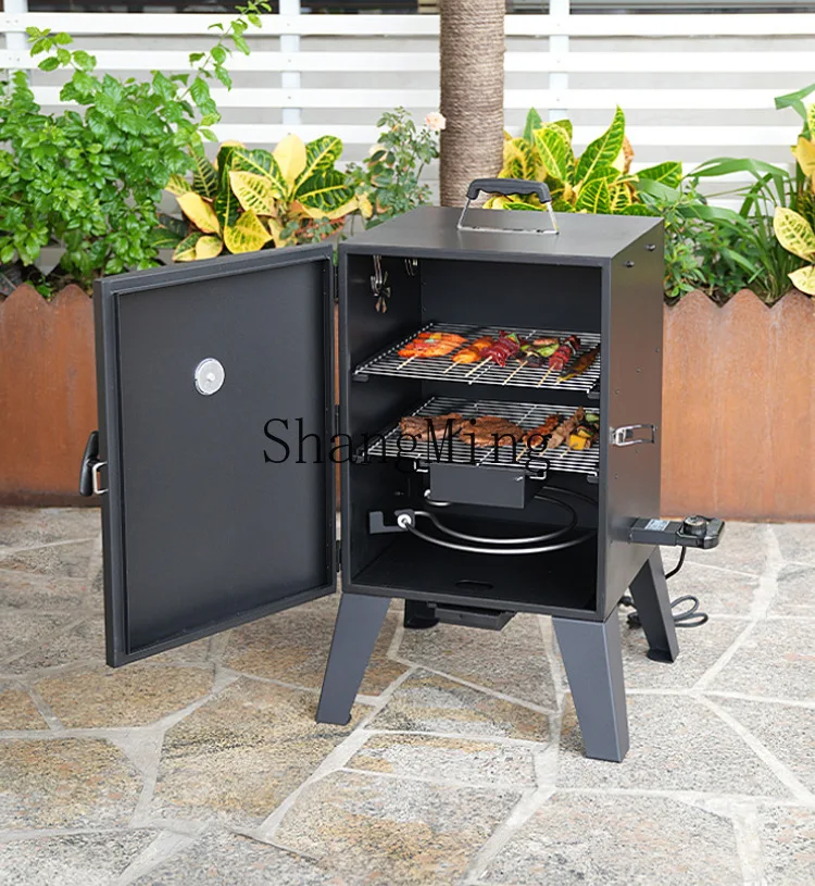 شواية كهربائية منزلية بدون دخاني من ZYY، شواية الحساء المدخنة، موقد كهربائي عمودي