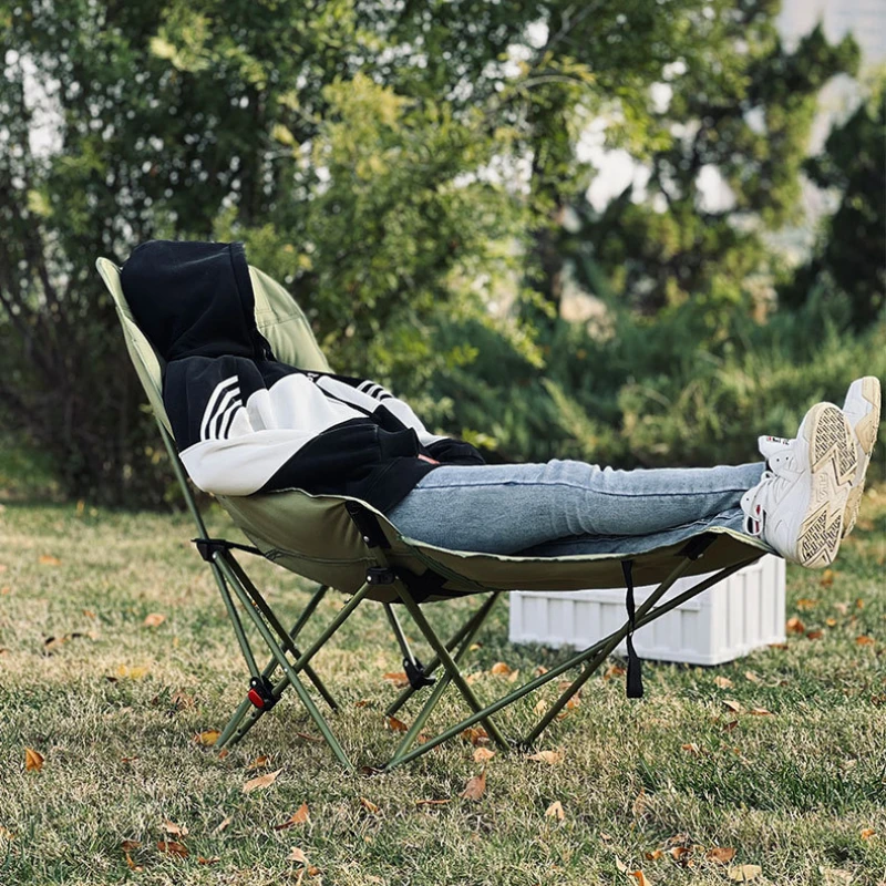 كرسي صيد بمسند ظهر قابل للتعديل، كرسي تخييم مريح وقوي وقابل للطي مع مسند ظهر قابل للتعديل بثلاثة مستويات للاستخدام الخارجي #2