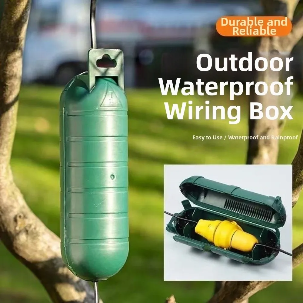 Waterproof Junction Box Extension Cord Weather Proof Electrical Connection Box ABS Rainproof Electrical Box Plug Connector