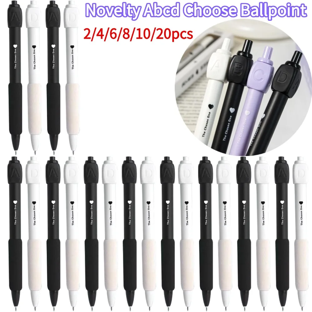 

Spinning Pen A B C D Answer Fidget Spinner Rotating Toys Adults Antistress 0.5mm Answer Pen Novelty Abcd Choose Ballpoint