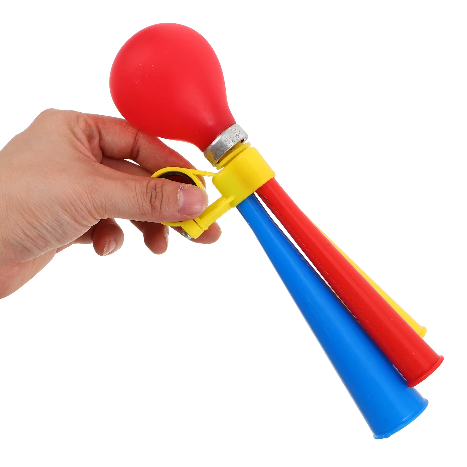 

1pc Bicycle Bike Loud Horn Colorful 3Hole Loud Sound Accessories for Mountain Kids Bikes Durability Plastic Material