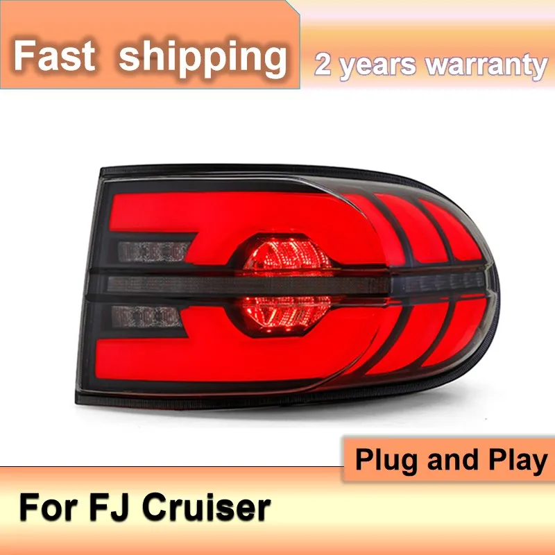 اكسسوارات السيارات لتويوتا FJ كروزر أضواء خلفية 2006-2020 FJ كروزر المصابيح الخلفية لمبة خلفية DRL الضباب الفرامل بدوره إشارة عكس