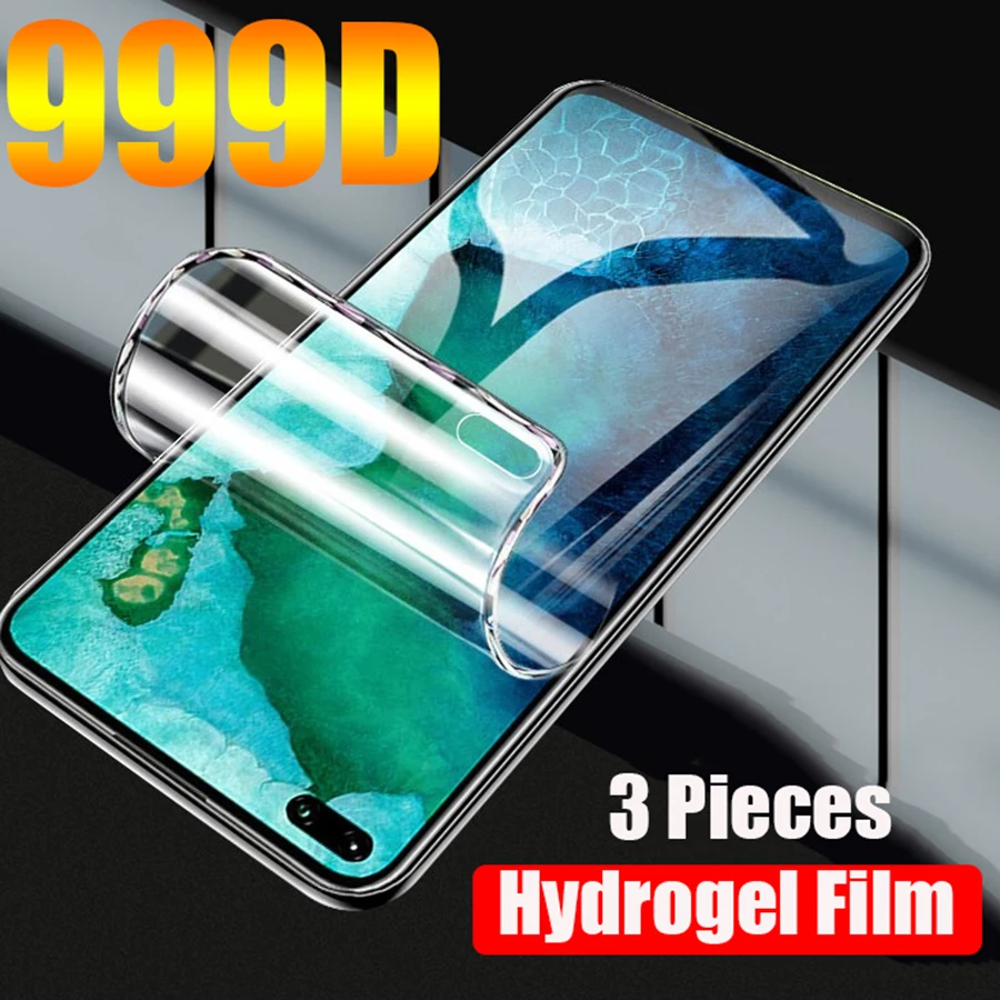 

3Pcs Hydrogel Film on the Screen Protector For Samsung Galaxy S10 S20 S22 S21 Plus Ultra 5G Note 20 8 9 10 Plus A52s Not Glass
