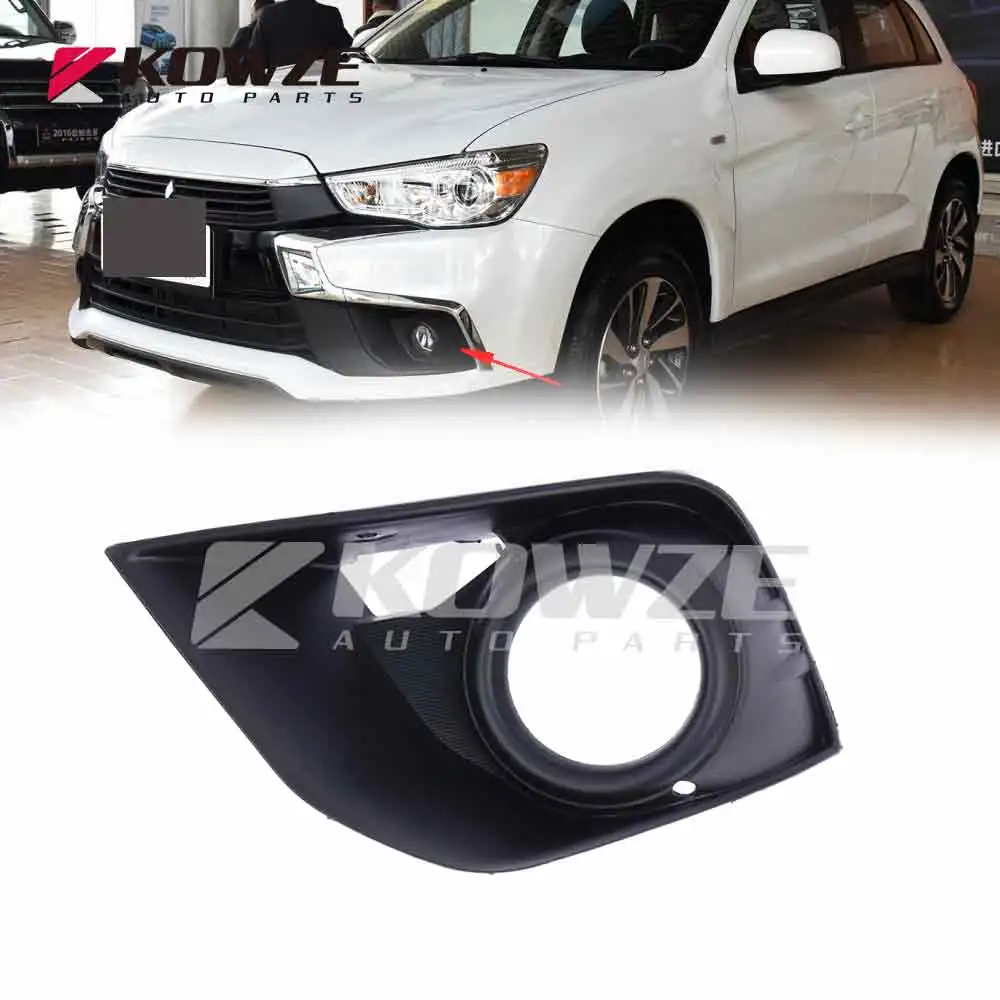 Left & Right Front Fog Lamp Bumper Garnish Cover for Mitsubishi Outlander ASX 2016 GA2W 8321A717 8321A718