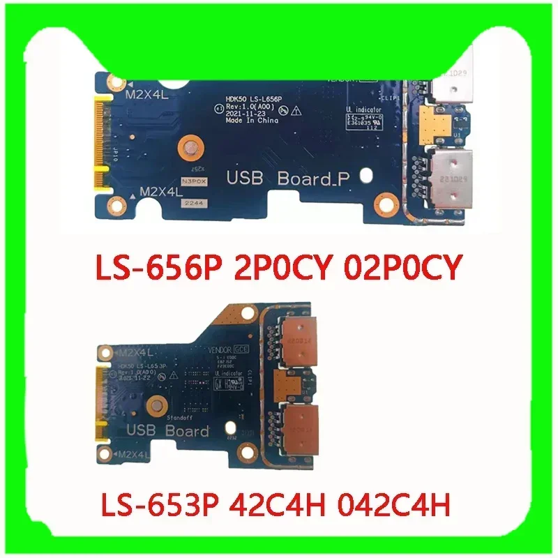 NEW Genuine LAPTOP Replace IO USB Board For Dell G15 5520 5521 (2022) HDK50 LS-653P 42C4H 042C4H 3.2USB LS-656P 2P0CY 02P0CY