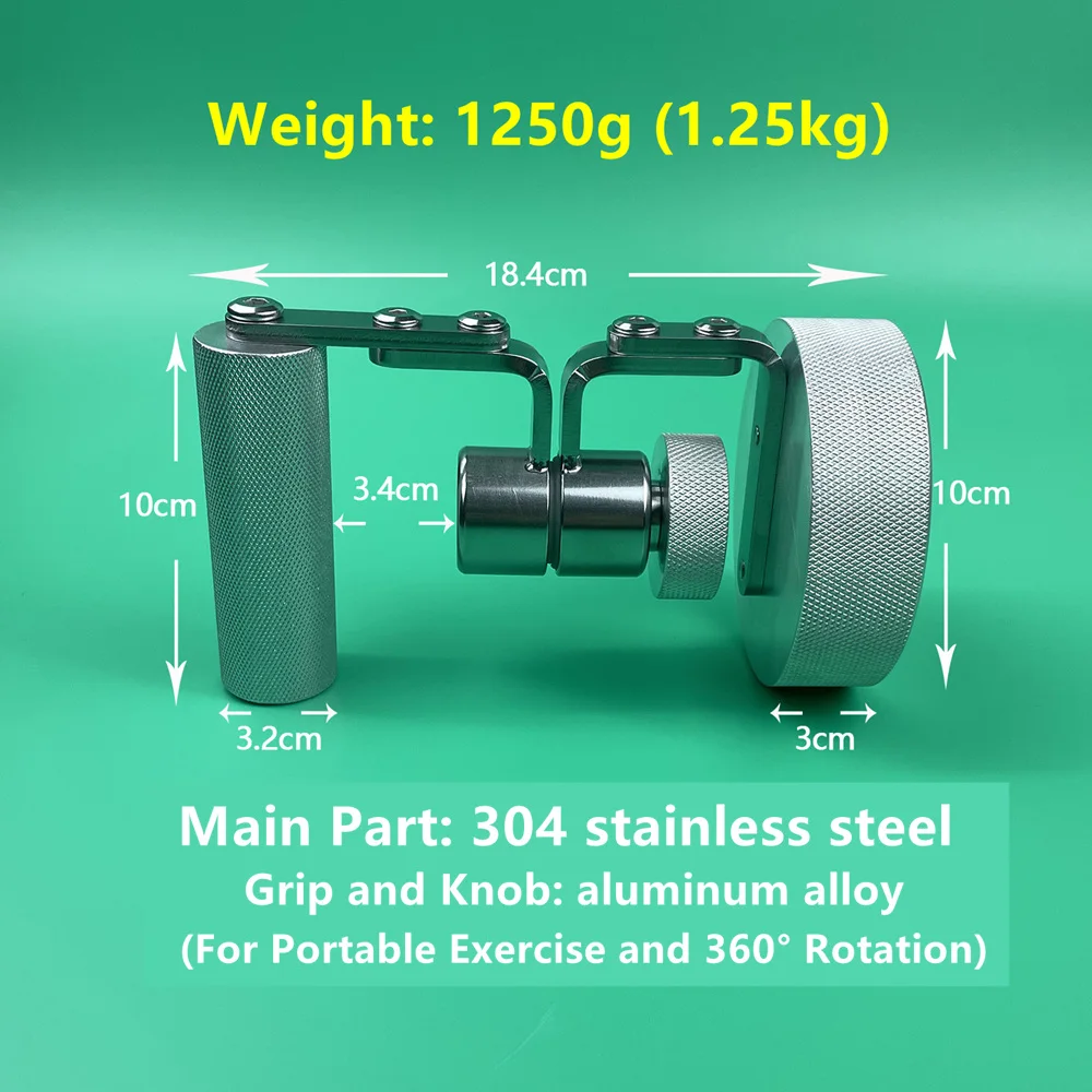 Adjustable Resistance Twister Wrist Rotation Training 304 Stainless Steel Arm Forearm Exerciser Finger Trainer Strength Grip Pro