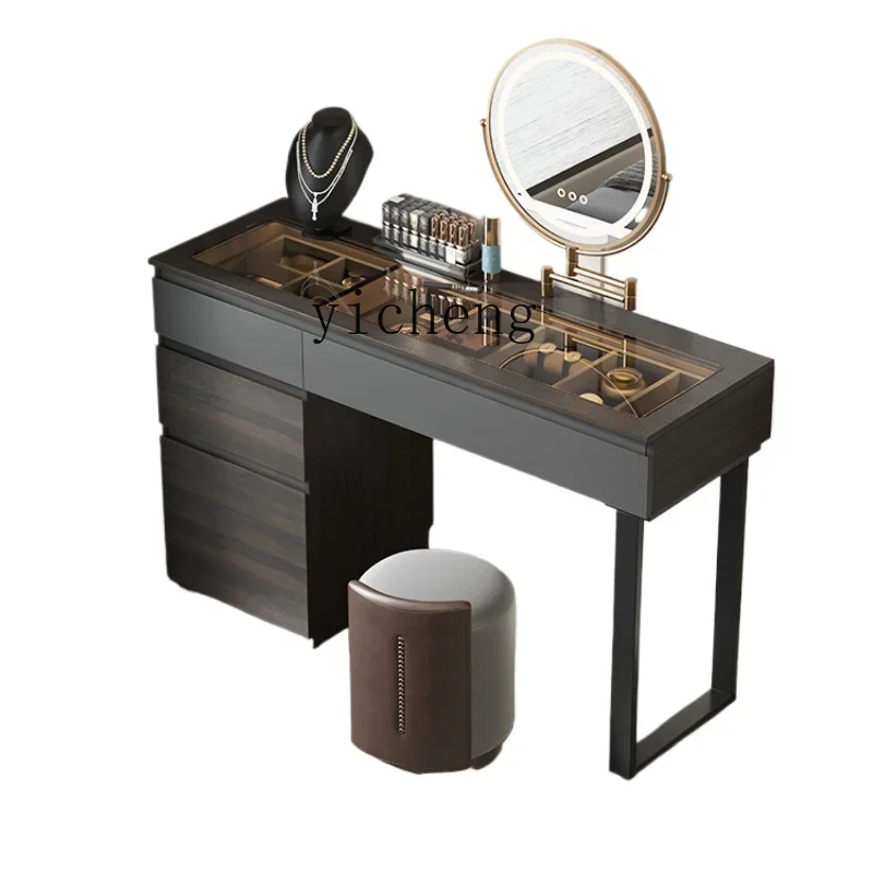 Zf Minimalist Storage Cabinet Integrated Bedroom Tailstock Dresser Multi-Functional High Sense Makeup Table