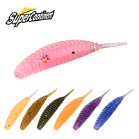 SUPERCONTINENT Small worm bait soft bait Tanta shrimp attractant fishing lures Pesca carp fishing bass lure Isca artificial