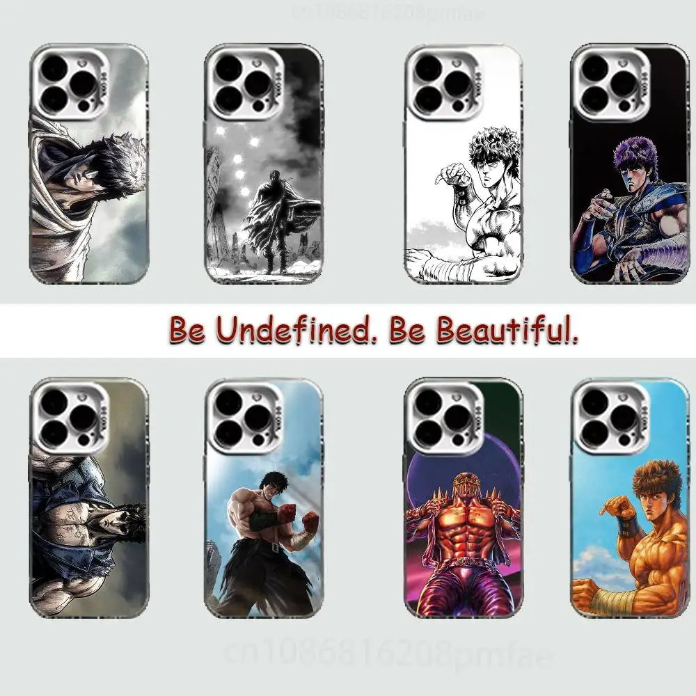 

Anime Fist of the North Star Hard Phone Case for IPhone 17 16 15 14 13 12 11 Pro Max Plus16E X XR XS Max shockproof Full Cover