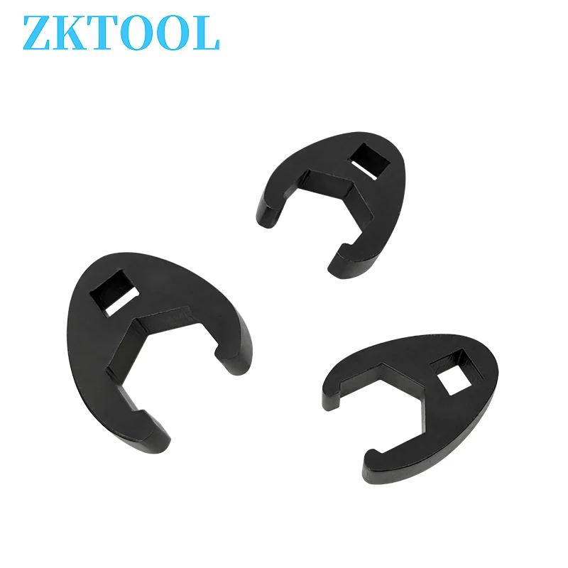 3/8” and 1/2” Drive Crowfoot Flare Nut Wrench Set, 19PC Metric Tool 8 to 32 mm Sizes , 3/8in and 1/2in Drive Ratchet.