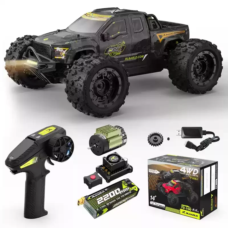 

4ch 4wd Rc Hot Gladiator Rog14 Brushless 1/14 Scale Electric Remote Control Model Rc Car Monster Truck Adults Childrens Toys