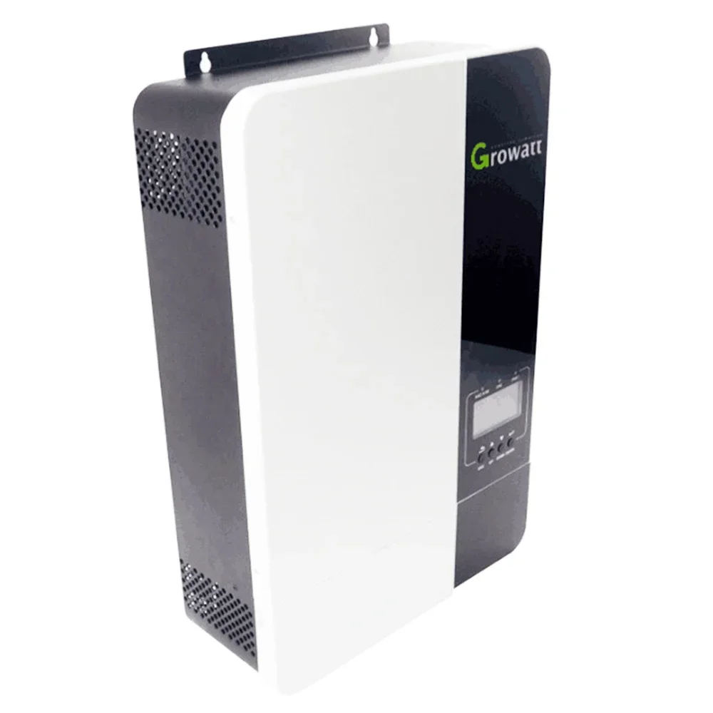 In Stock Growatt Spf5000es 5kw Mppt Solar Power Inverter 5000w  Controller Ac Charger