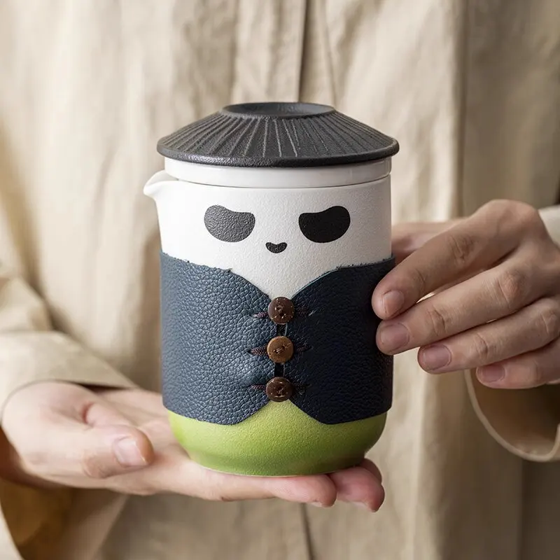 

Travel tea set, portable storage bag, one pot, four cups, outdoor tea making, accompanying cup, Kung Fu tea drinking, fast guest