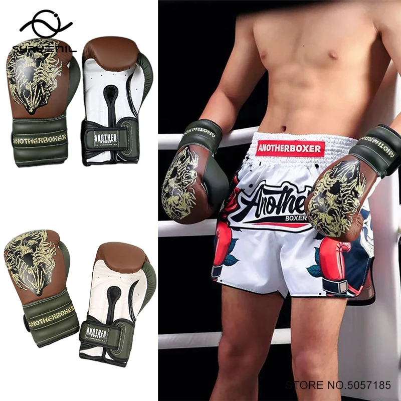 

Боксерские перчатки Скелет Череп ММА Кикбоксинг Муай Тай Перчатки Мужчины Женщины Искусственная кожа Мешок с песком для тхэквондо Тренировочное оборудование для штамповки