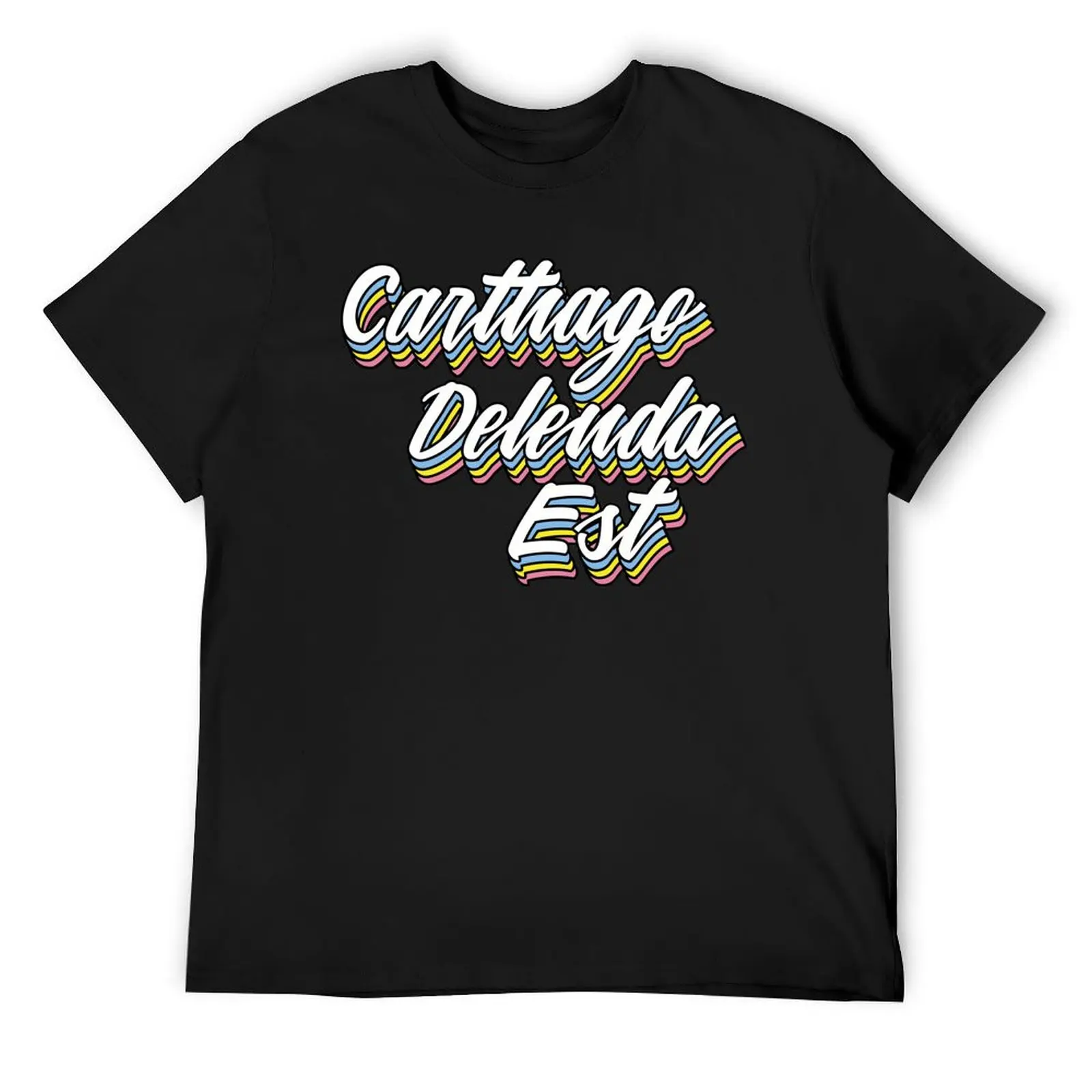 

Carthago Delenda Est - Pop Latin T-Shirt Blouse vintage man clothes mens workout shirts