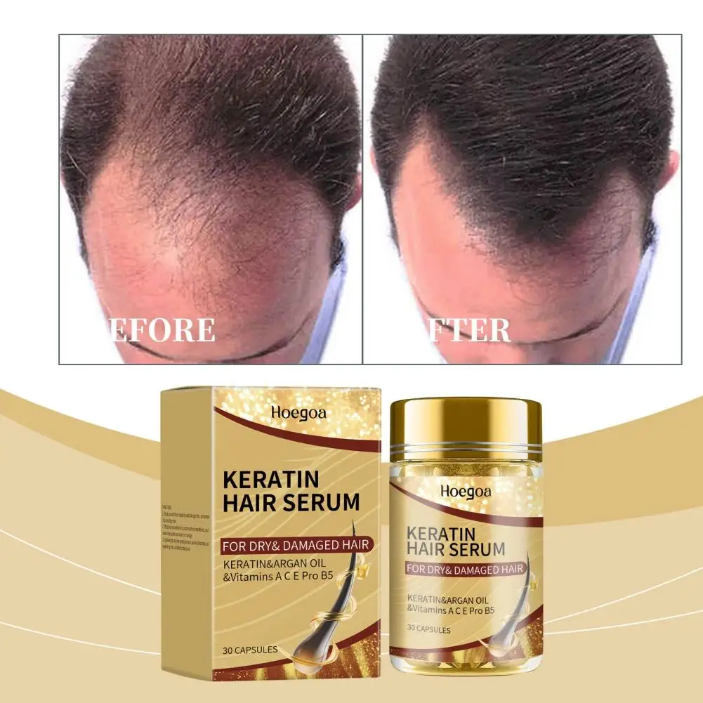 

30 капсул Волшебные витаминные капсулы для волос Кератиновое масло для волос Блестящие аксессуары Глубокая мягкая эссенция Гладкие быстрые гладкие волосы Re G3V3