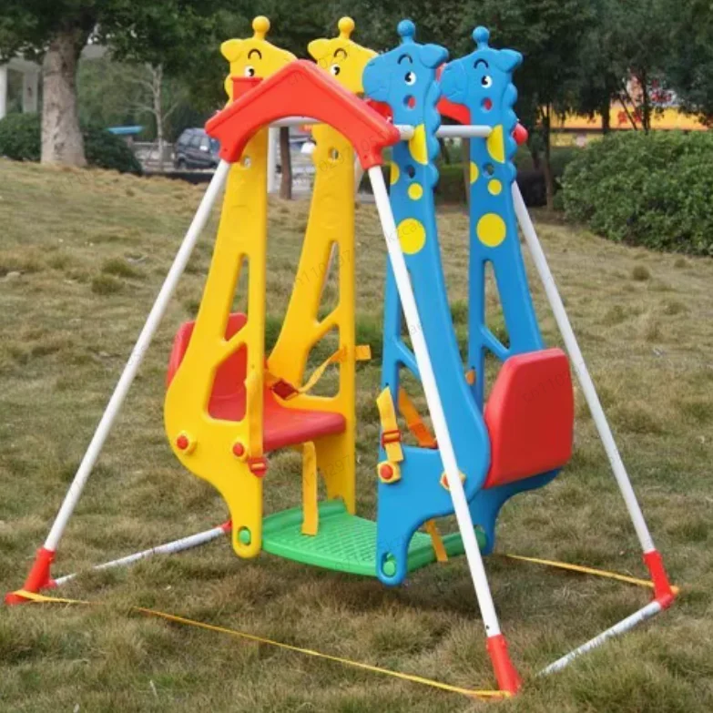 

ZF Kindergarten Double Swing Children's Indoor Giraffe Single Swing Glider