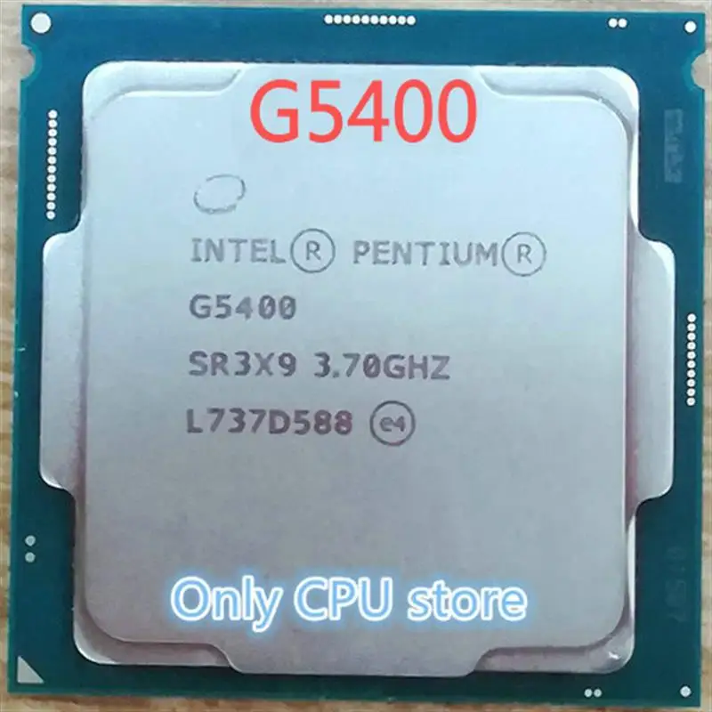 Go! Intel PC Desktop computer Pentium Processor G5400 3.7G 512KB 4MB CPU LGA 1151-land FC-LGA 14 nanometers Dual-Core CPU