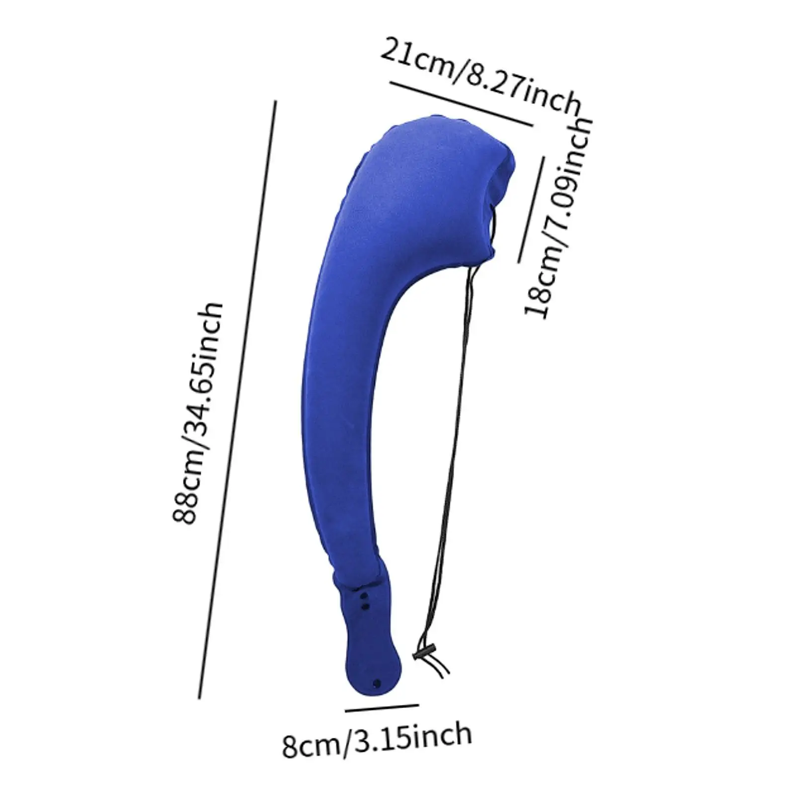 Travel Neck Pillow Inflatable PVC Comfort Sleeping Headrest Napping Pillow Travel Essential for Long Flights
