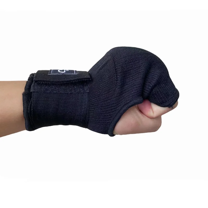 2pcs Boxing Gloves Thickened Sponge Protecting Fist Peak Boxing Training Gloves MMA Muay Thai Training Quick Wrapping Bandage