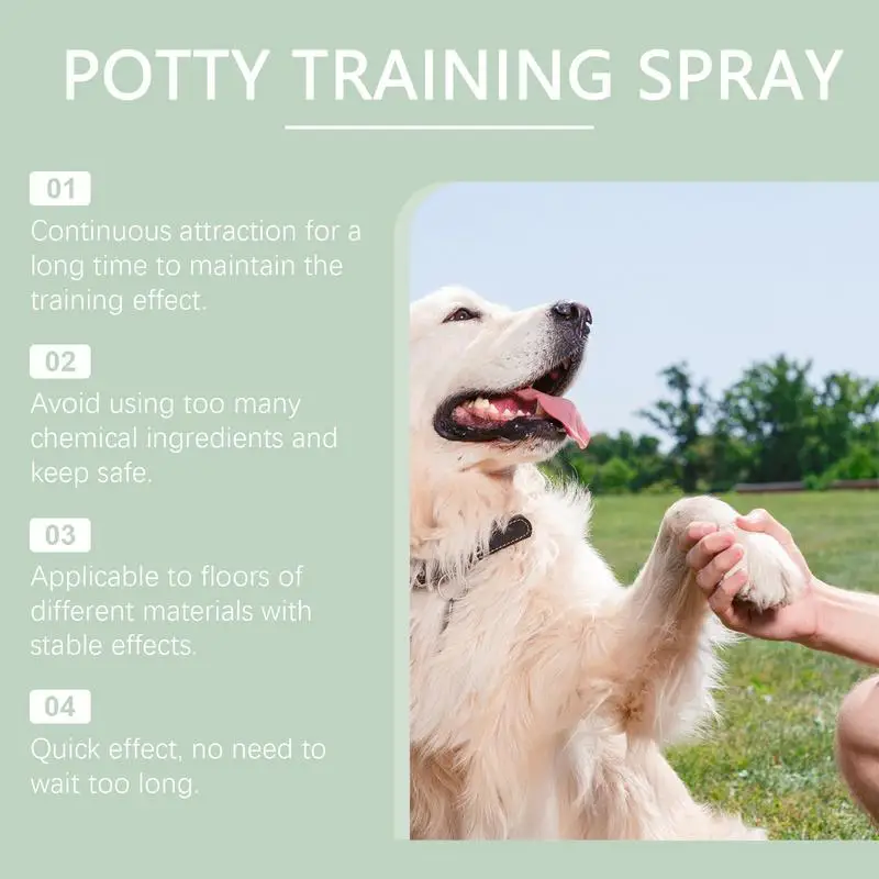 Puppy Potty Training Spray 100ml Dog Training Spray For Peeing And Poop Safe Puppy Potty Training For Potty Pads Indoor And