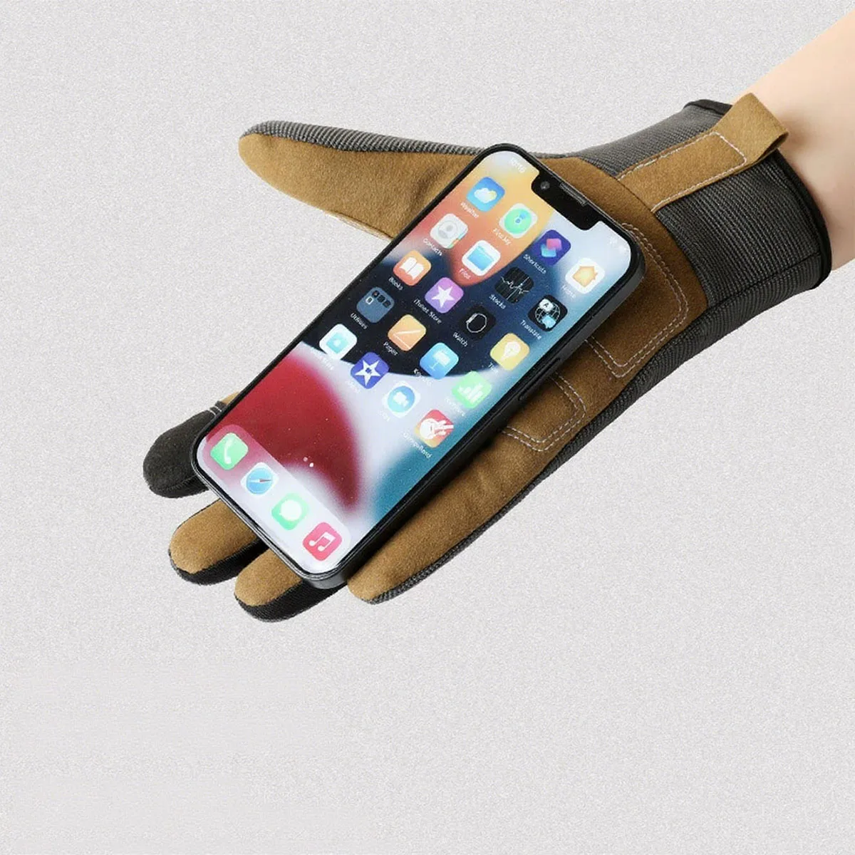 قفازات عمل خفيفة الأداء، قابلة للتنفس، متعددة الأغراض، تعمل باللمس، مع قبضة ممتازة للرجال والنساء