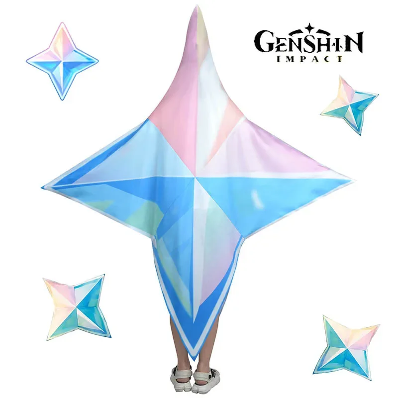 Genshin Impact Game Primogems Cosplay Costume Outfits Pendant Pentagram Giant Halloween Party Clothes Masquerade Rolecos Dress