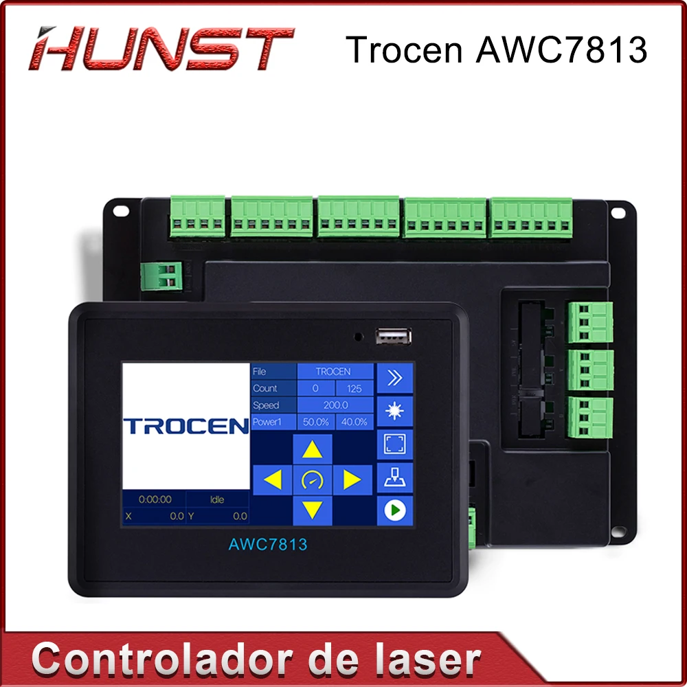 HUNST Trocen AWC7813 CO2 Laser Controller DSP Control System for DIY Laser Control, can Replace AWC608, AWC708, 6442G, 6445G