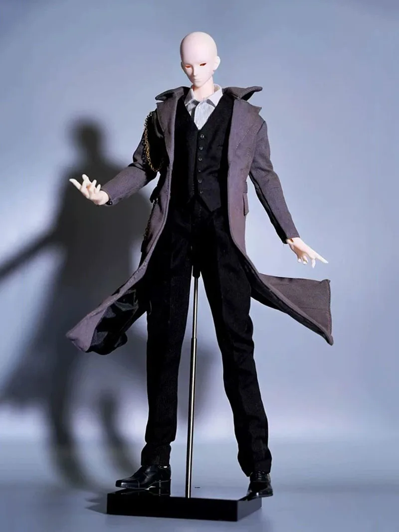 1/6 Male BJD DOLL Body Asi 30cm Male Action Figure Replacement Body Normal White Cream Man Doll's Accessories Fit GSC Heads