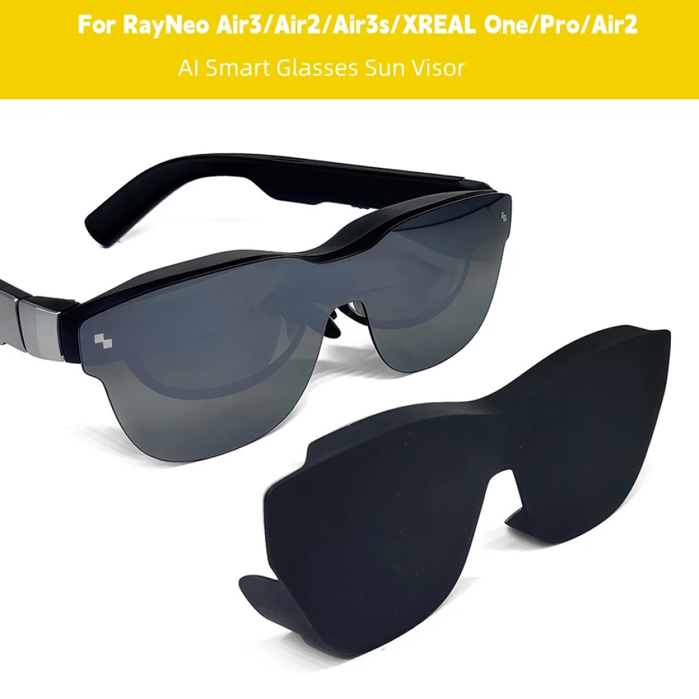 Untuk RayNeo Air3/Air2/Air3s/XREAL One/Pro/Air2 Pelindung Cahaya AI Kacamata Pintar Aksesoris Pelindung Matahari