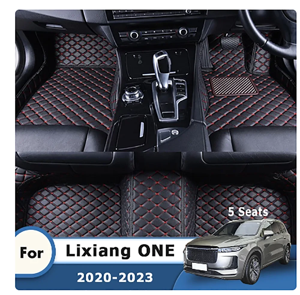

Пользовательские для Li Auto Lixiang Leading Ideal One 2023 2022 2021 2020 (5 мест) Аксессуары для салона автомобиля Ковры Автомобильный коврик