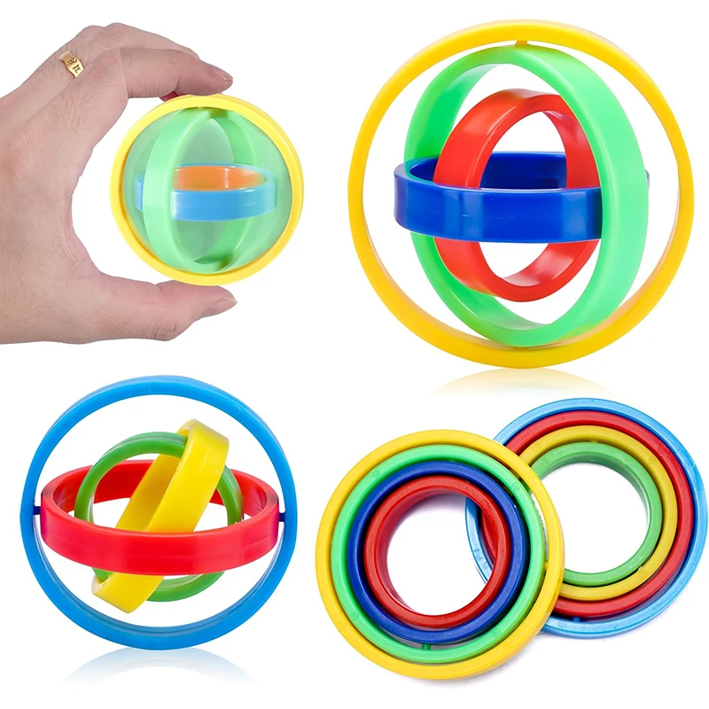 Infinite Flip 3D Spin Top Quiet Spinner Multilayer Spinning Gyro Anti-Anxiety And Stress Relief Fidget Toys for Kids & Adults