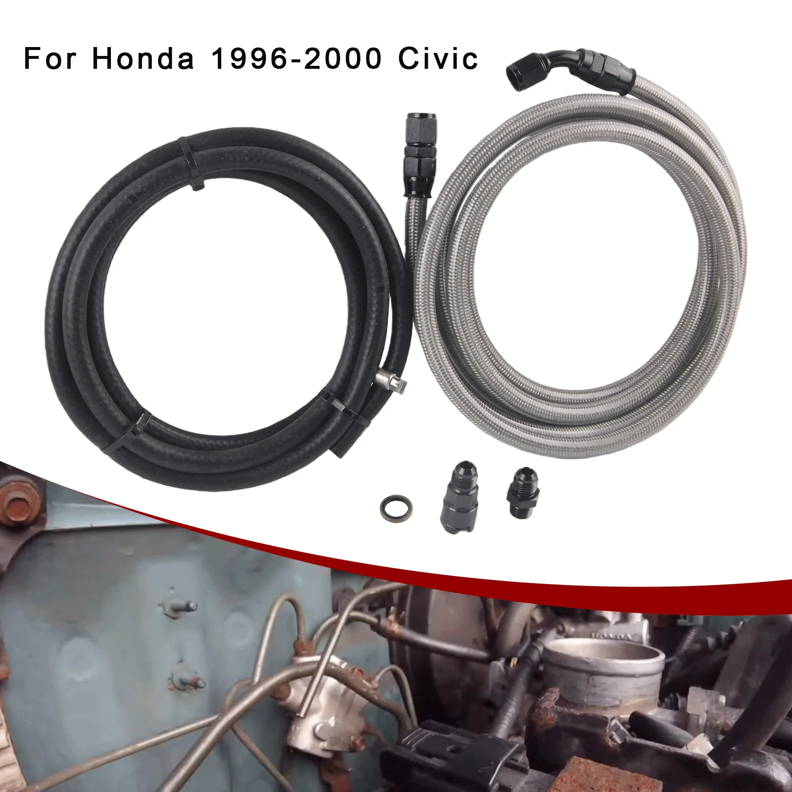 

Линия подачи топлива и резиновый возврат для Honda Civic DX EX Sedan Coupe 1996-2000 гг.