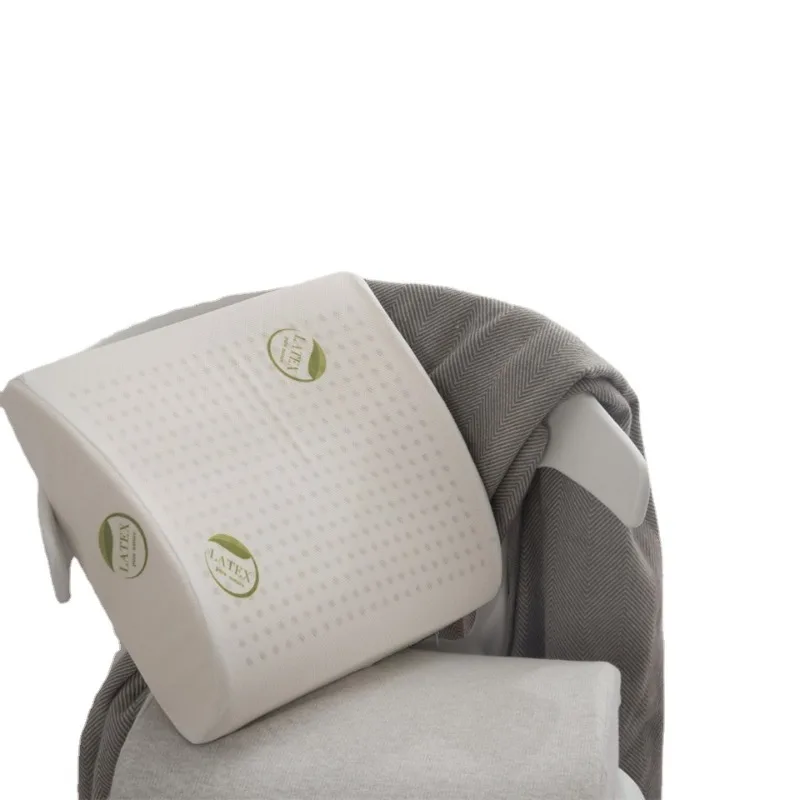 

Natural latex waist cushion Q elastic soft lumbar spine protection office car seat pillow