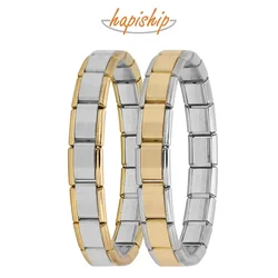 Hapiship 2024 nuovi uomini/gioielli da donna 7/9/13mm larghezza Itanlian braccialetto elastico con ciondoli braccialetto in acciaio inossidabile di moda ST-Top