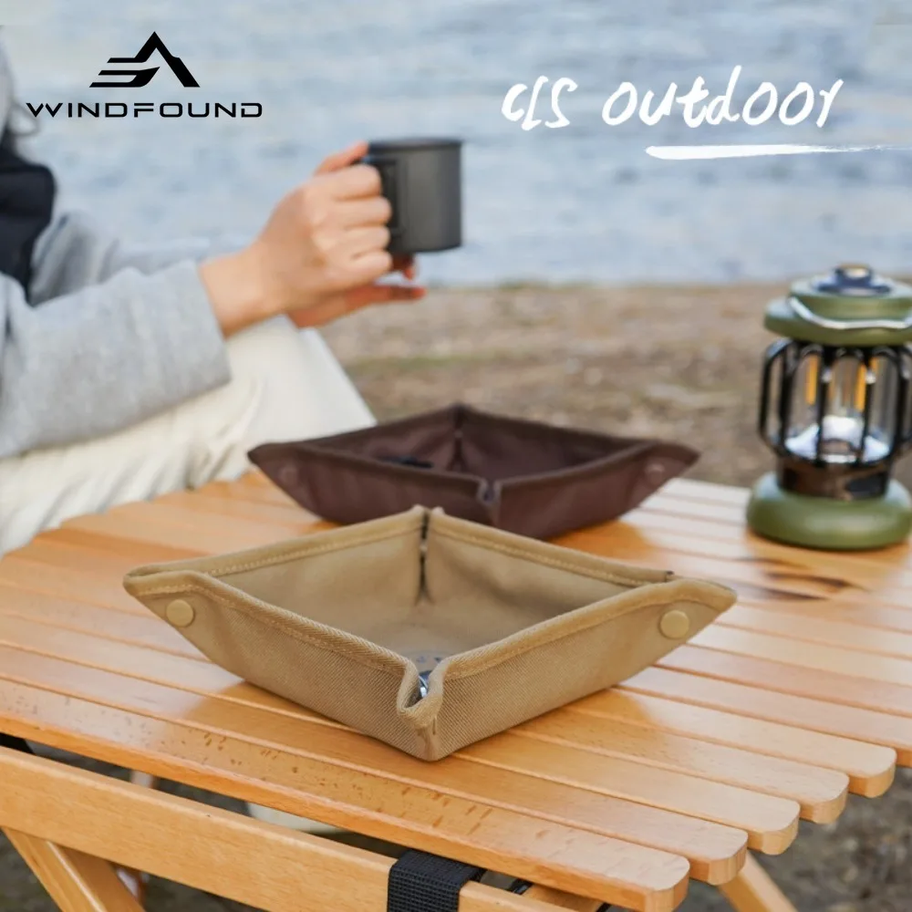 Portable Waterproof Outdoor Storage Tray Camping Miscellaneous Desktop Storage Rack Essential for Camping Suitable for Camping