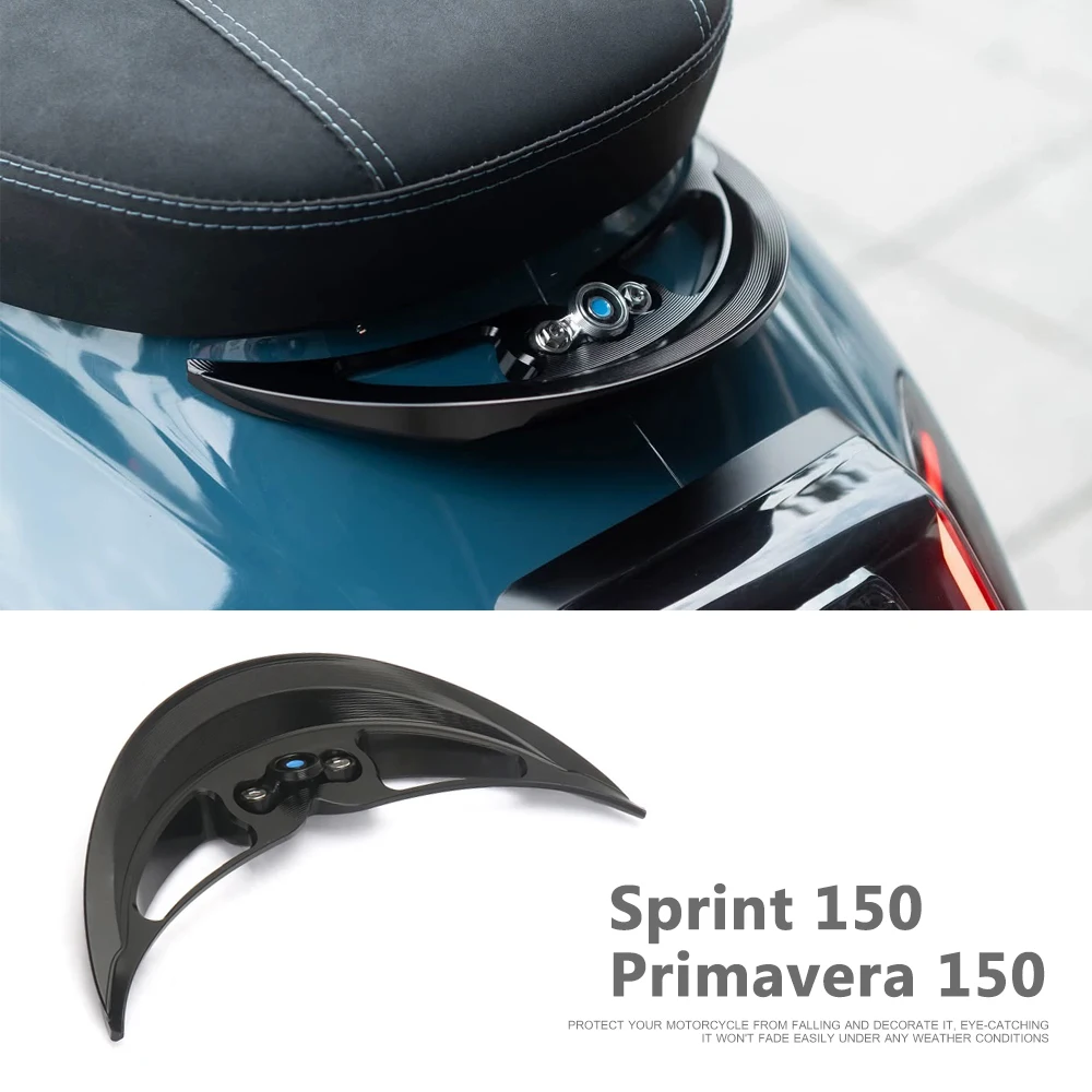 

Для Vespa Sprint 150 Sprint 150 Primavera 150 аксессуары для мотоциклов, детали с ЧПУ, алюминиевый задний держатель Ducktail, крышка