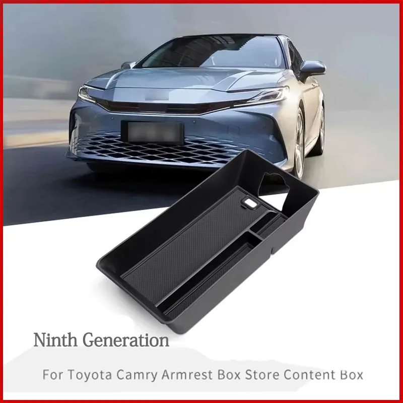 

For Toyota Camry 2024 2025 2026 Car Armrest Storage Box Center Console Container Organizer Tray Interior Accessories