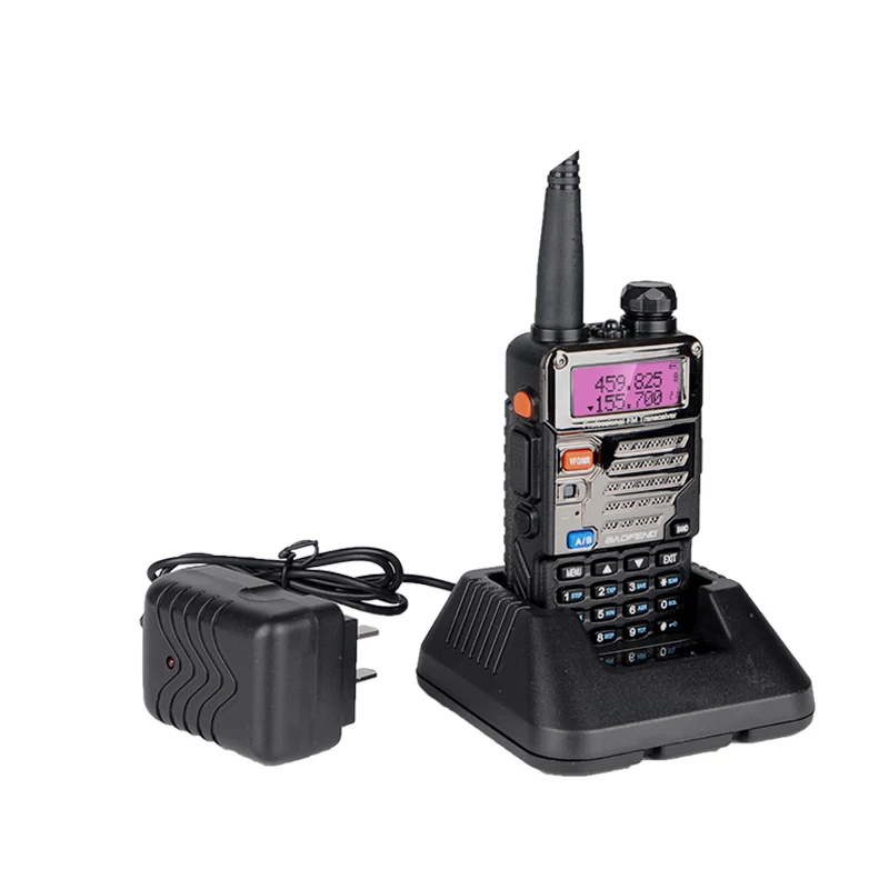 Imagem -04 - Baofeng-walkie Talkie Portátil Uv5re Plus cb Vhf Uhf Rádio Bidirecional 5w Dual Band para a Caça Caminhoneiro