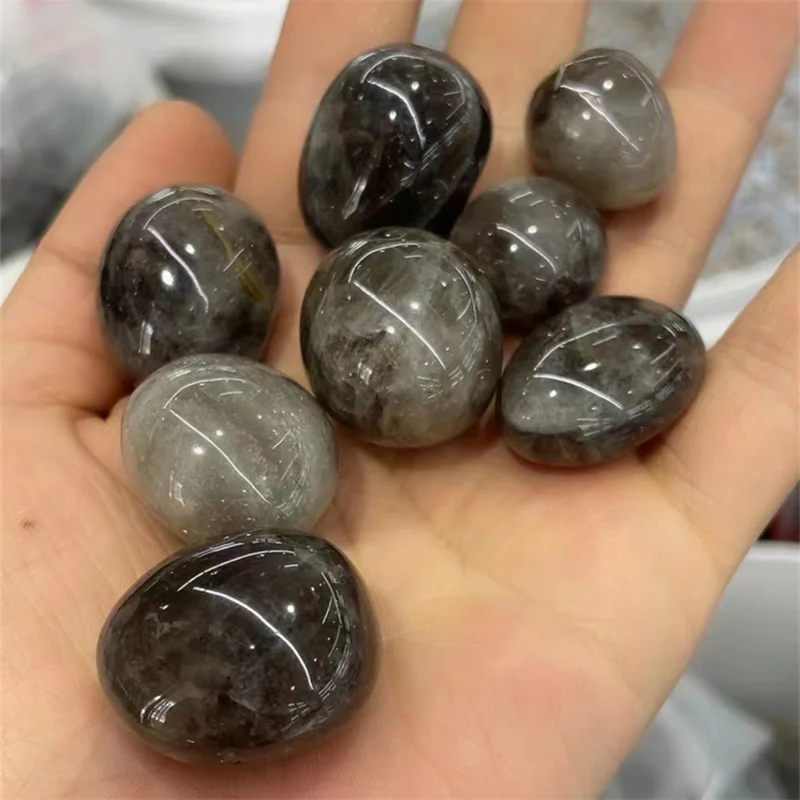 

Natural Gem Polished Quartz Crafts Smoking Crystal Tumbled Stones Healing Gemstones Reiki Decoration