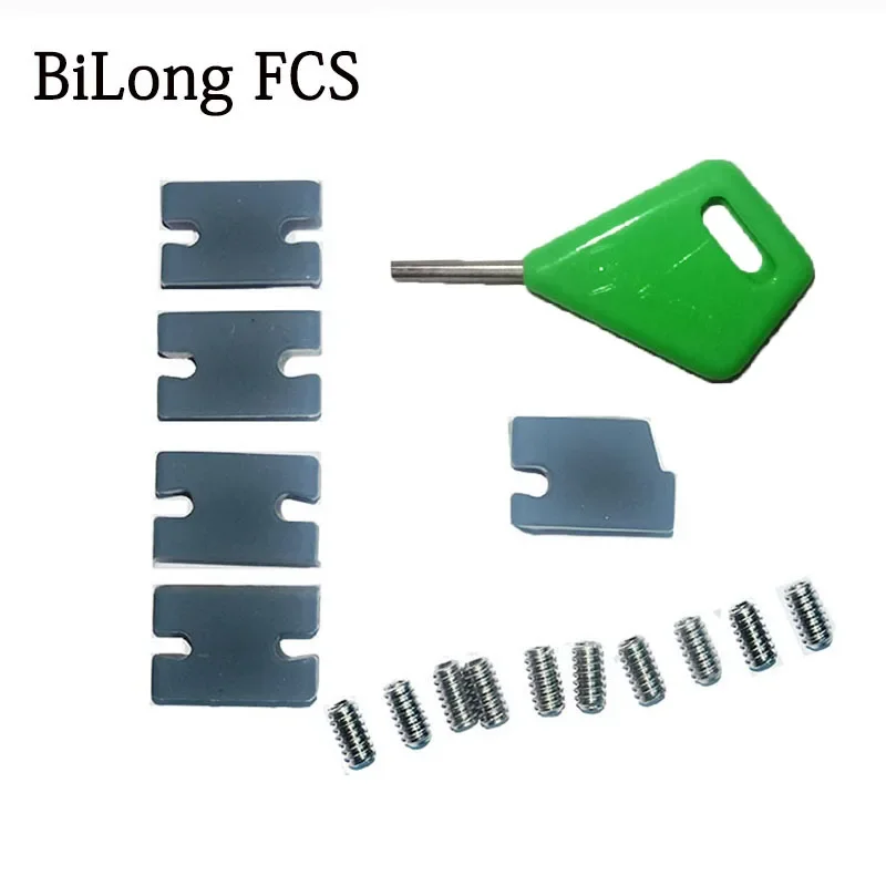 BiLong FCS II Compatibility Kit Tab Infill Kit for Using Gen 1 Fins in A Gen 2 Fin Box Grub Surfboard Fin Screws