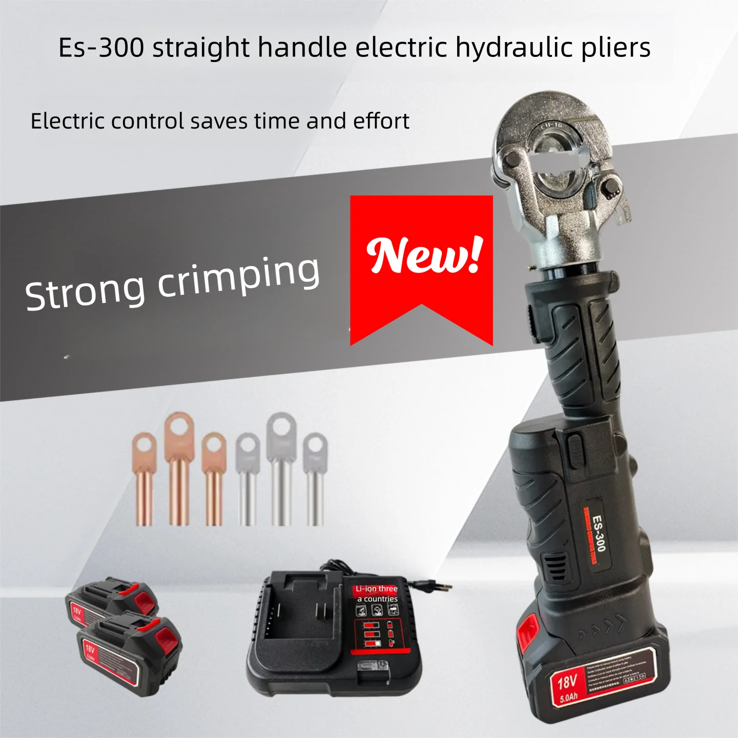 ES-300 16-300mm² Type Hydraulic Crimping Clamp Tool for Vietnam Thailand Market Laboratory Use