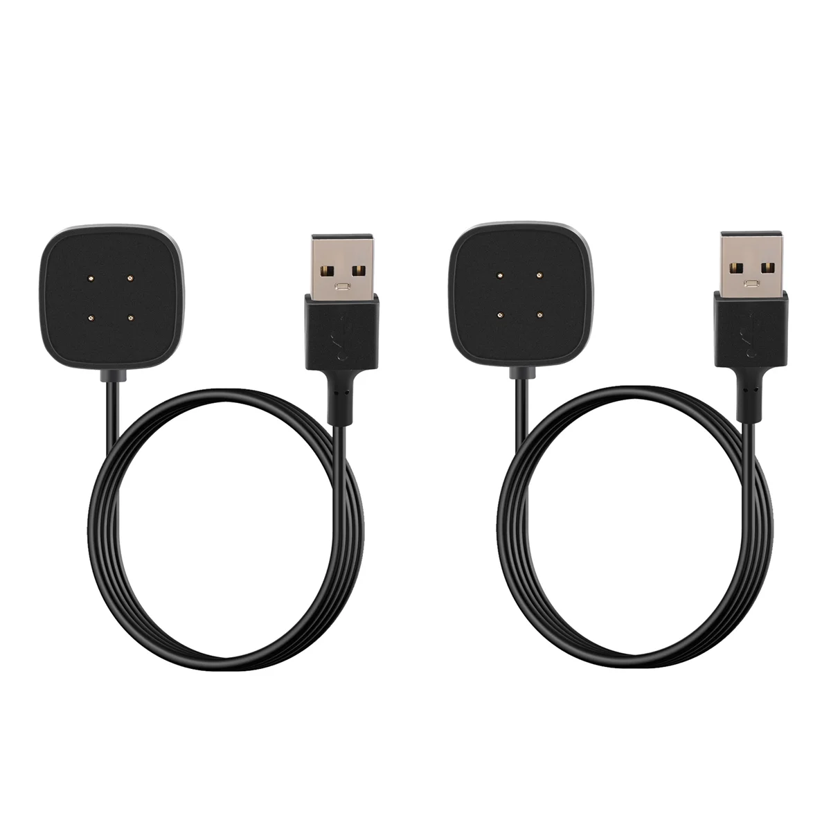 

2 упаковки 3,3 футов зарядный кабель USB зарядная док-станция для умных часов Fitbit Sense/Versa 3