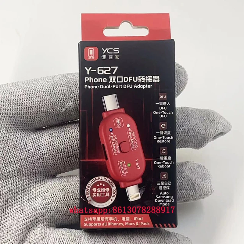 New YCS Y-627 iP 6-14 PM Series One Click DFU Flashing Tool Restart/DFU Mode/Flashing/Restart Recovery Tool