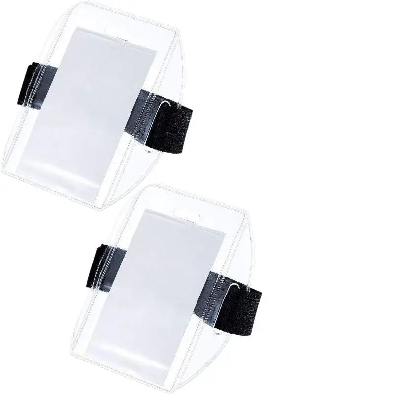 Plastik-Kartenhalter Reflektierendes Armband Ausweiskartenhalter Verstellbares ID-Armband Elastisches Armband ID-Ausweishalter – Detail 7