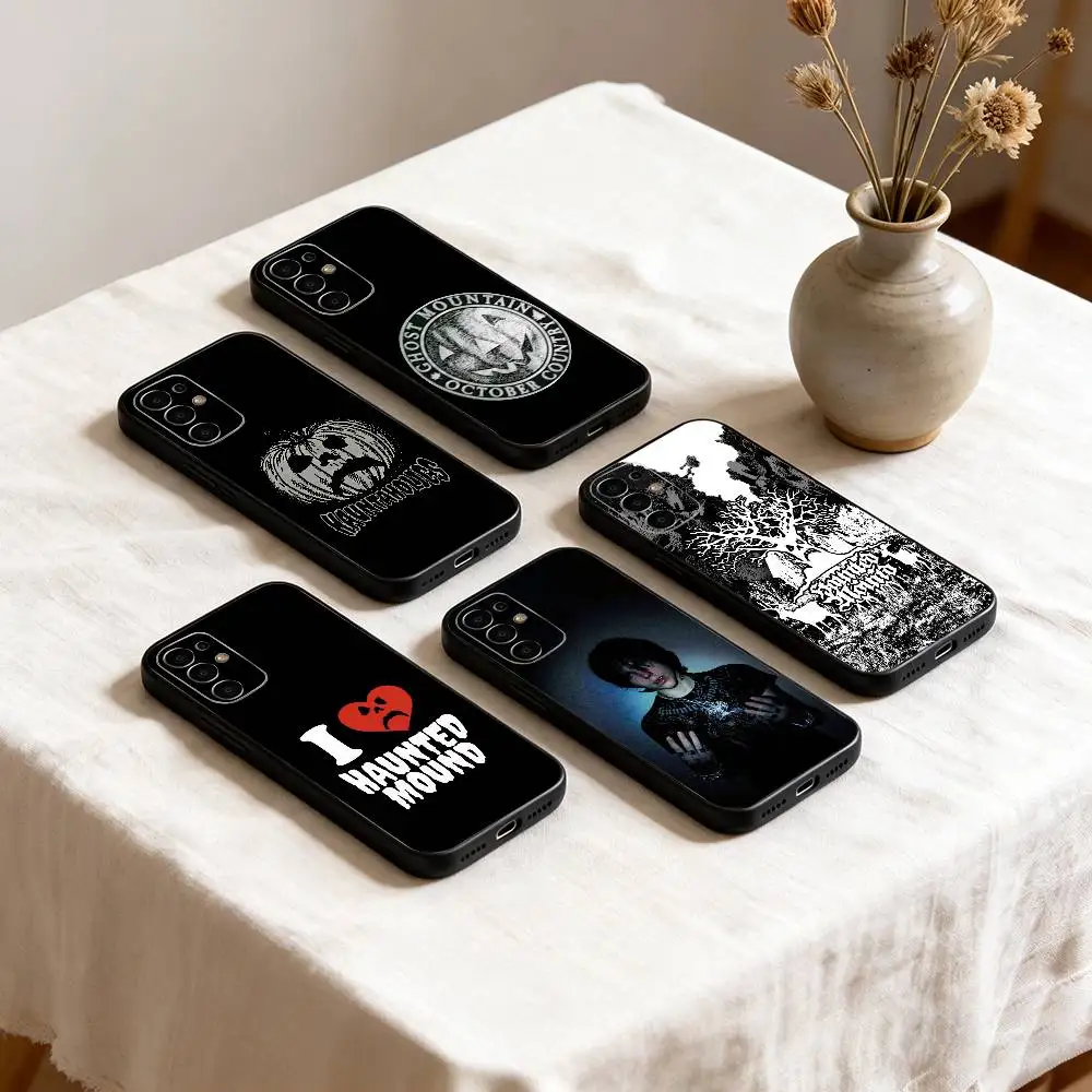 H-Haunted Mound S-Sematary   Phone Case Black Silicone Soft For Samsung S25,S24,S21,S22,S23,S30,Ultra,S20,Plus,Fe,Lite