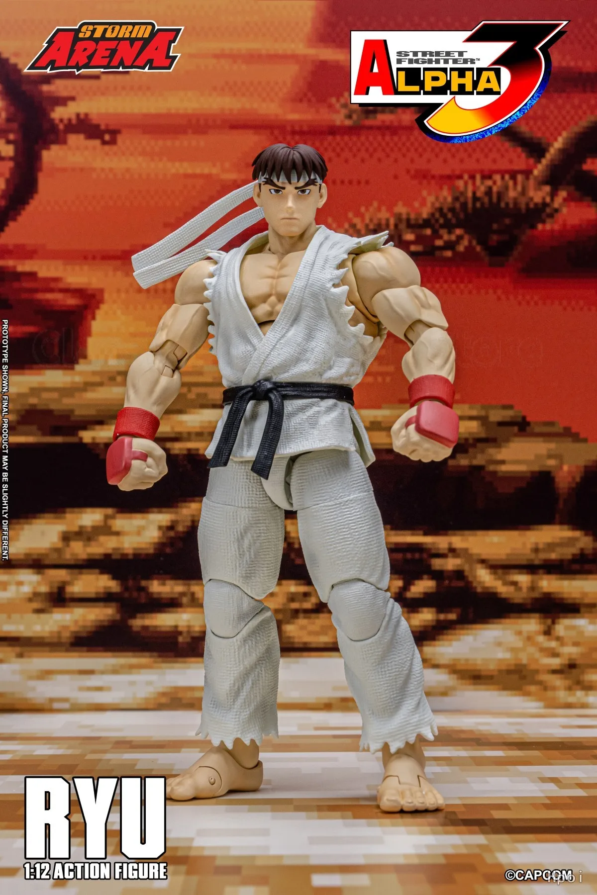 【Original】Storm Collectibles RYU - STREET FIGHTER ALPHA 3 "STORM ARENA" 1/12 Scale Action Figures Toys
