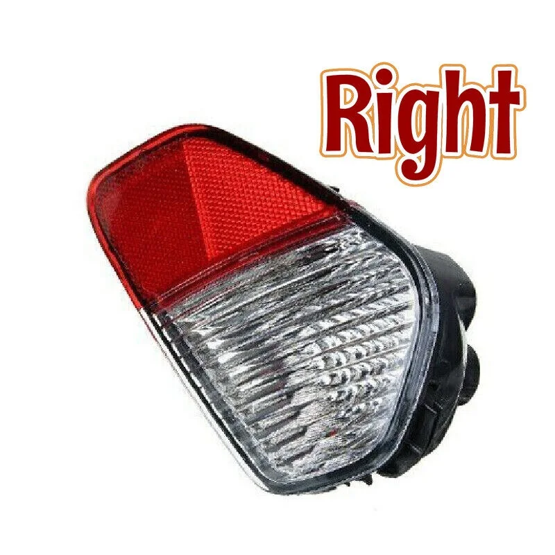 1Pcs Left/Right For 2016-2018 Mitsubishi Outlander Rear bumper reflector lamp tail light without halogen lamp