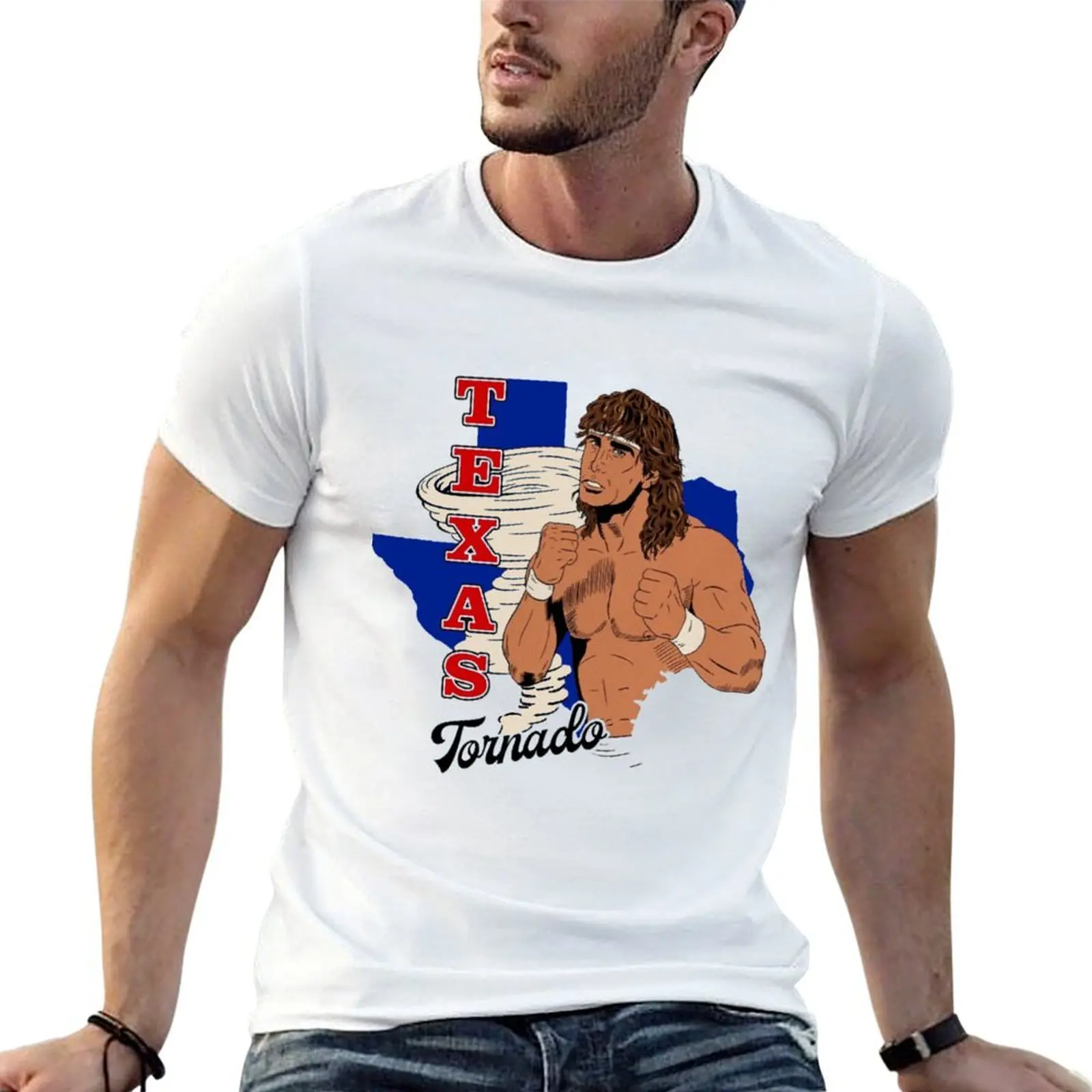 

Texas Tornado Kerry Von Erich T-Shirt t shirts for man graphic funny man t shirts cotton T-Shirt