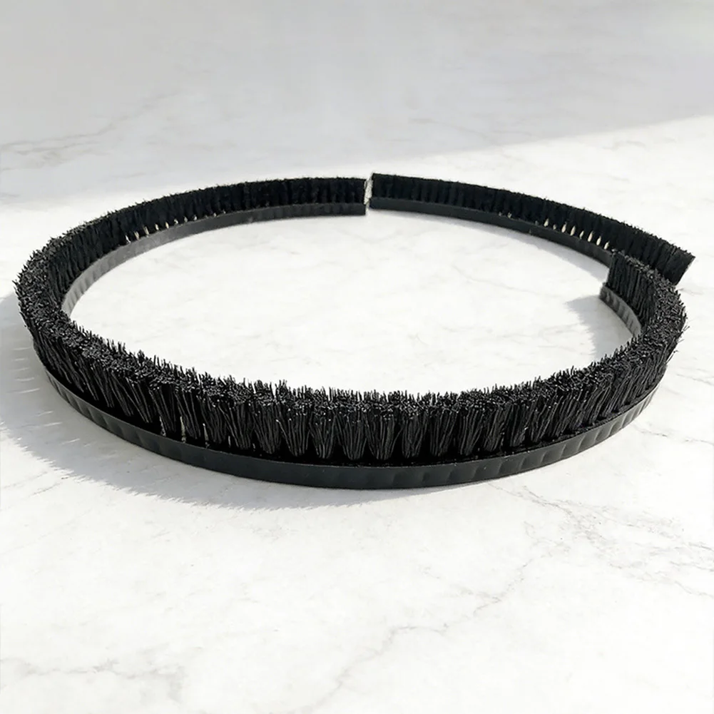 225mm Electric Wall Sander Replacement Brush Nylon Polishing Machine Brush Black Single Row Brush Wall Grinding Accessories